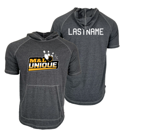 M&L Unique Bowling Short Sleeve Hoodie 2024