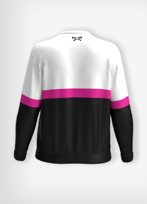 Wrestle Like A Girl  Custom Black Sublimated Crewneck - Image 2