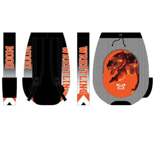 Doom Wrestling Club Sublimated Custom Gear Bag