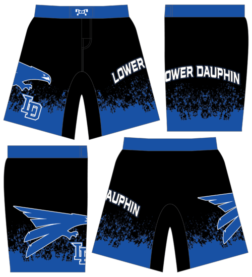 Lower Dauphin Custom Fight Shorts 2024