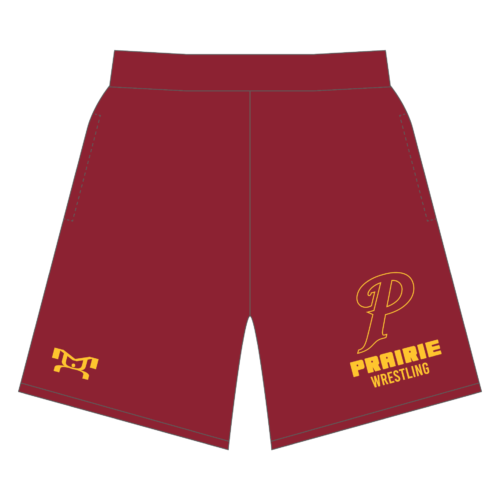 Prairie High School RED Custom Mesh Shorts