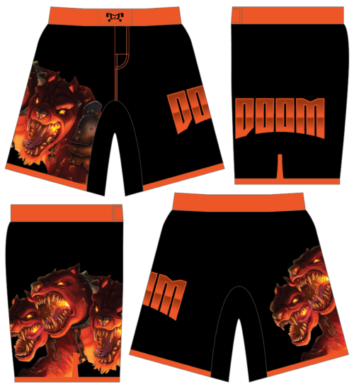 Doom Wrestling Club Custom Fight Shorts 2024