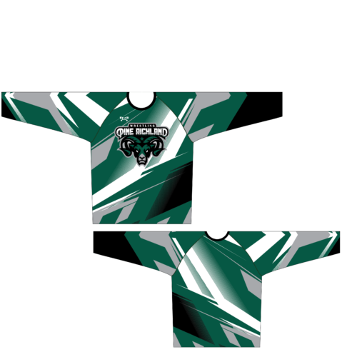 Pine Richland Wrestling Club Geometric Long Sleeve Dri-Fit 2024