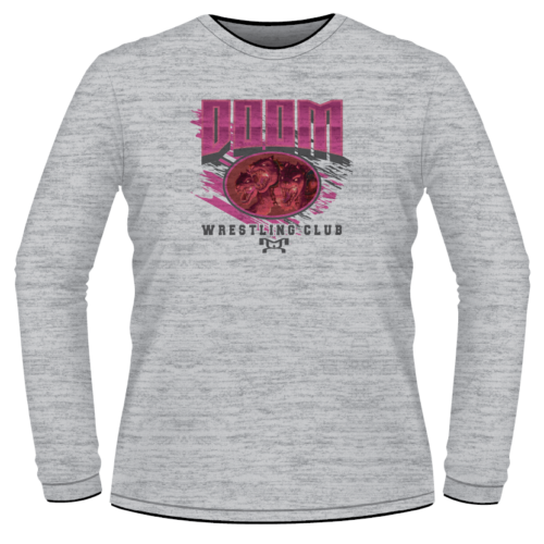 Doom Wrestling Club Sublimated Decal Pink Long Sleeve