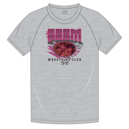 Doom Wrestling Club Sublimated Pink Decal T Shirt