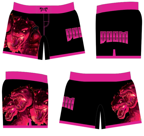 Doom Wrestling Club Women's Custom Fight Shorts