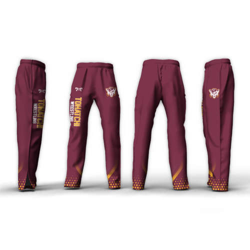 Tohatchi Wrestling Sublimated Tapered Pants W/ Zipper