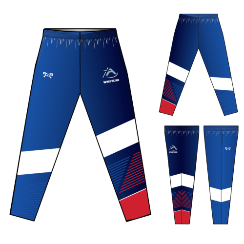 ASSUMPTION WRESTLING  Sublimated Tapered Pants W/ Zipper 2024