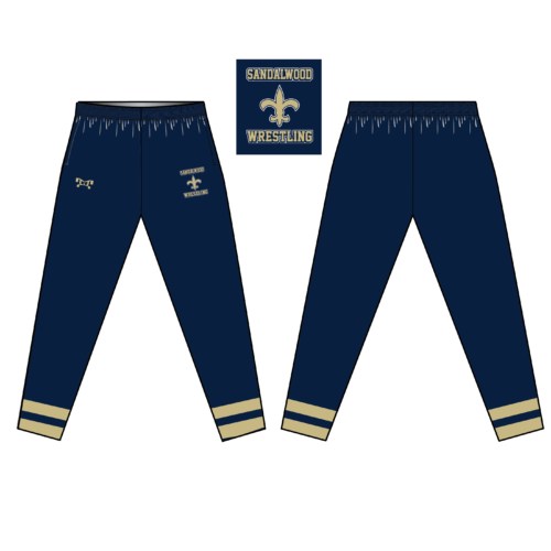 Sandalwood Sublimated Tapered Pants W/ Zipper 2024