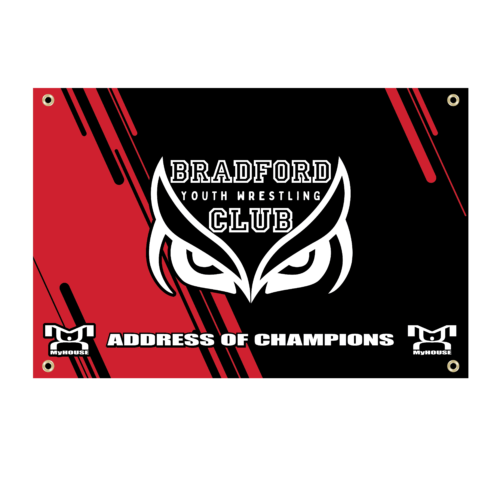 BRADFORD YOUTH WRESTLING Custom Team Banner