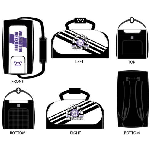 Wilmington Wrestling Club Custom Conversion Duffel Bag