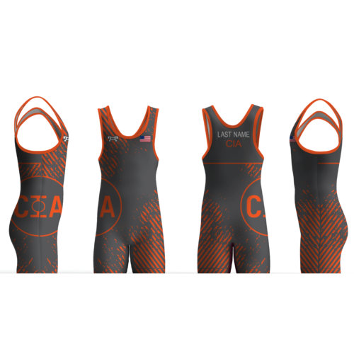 CIA Grey Custom Men's Singlet 2024