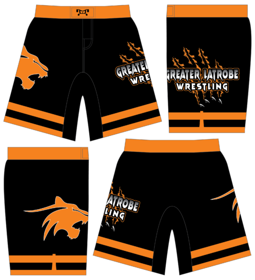 Greater Latrobe Youth Custom Fight Shorts 2024