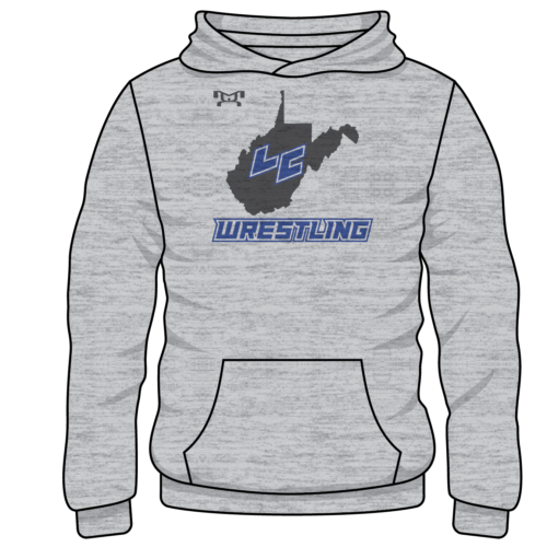 Lewis County Custom Sublimated Decal Grey Hoodie