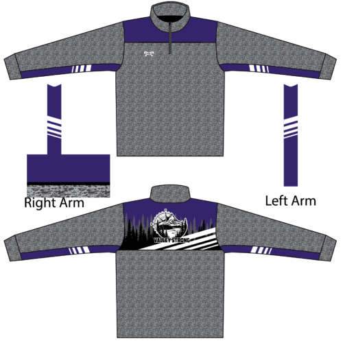 Nooksack Valley  Heathered Quarter Zip 2024  (Heathered fabric may vary in color & texture)