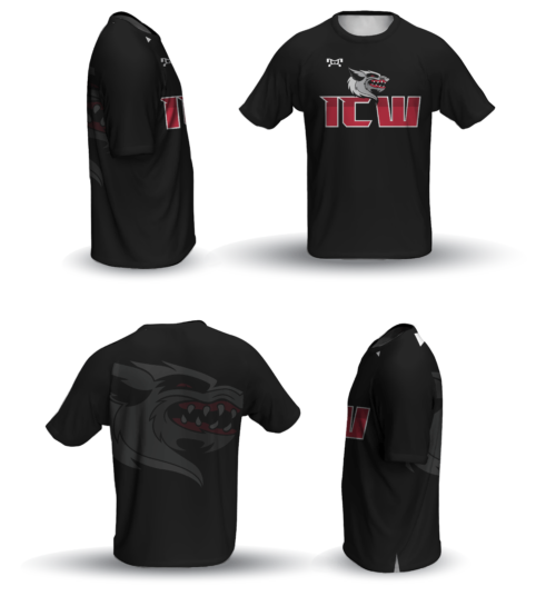 2024 Black Inner City Wrestling Dri-Fit T-Shirt