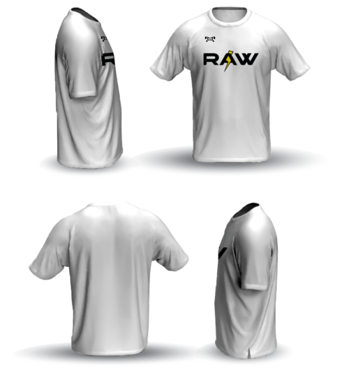 Raleigh Area Wrestling Sublimated White Dri-Fit T-Shirt 2024