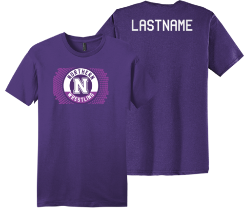 Northern York  Custom Purple Heat Press T Shirt