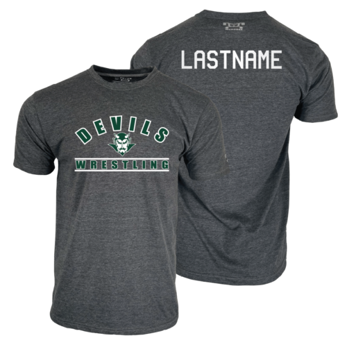 GREENEVILLE DEVILS WRESTLING Custom Heat Press T Shirt