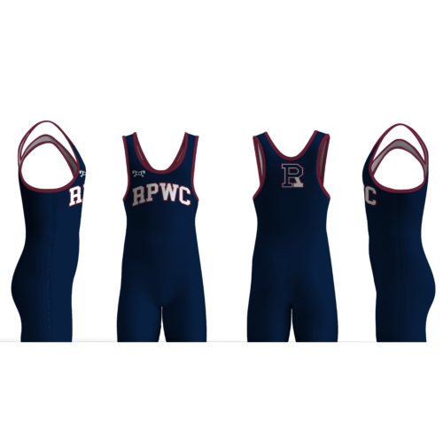 Riverton Parke Wrestling Club NAVY Singlet  2024