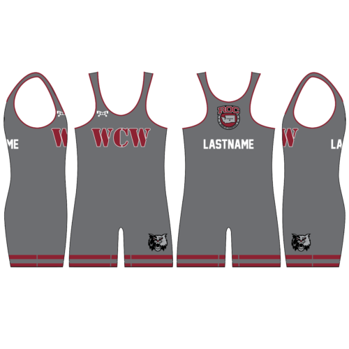 Toppenish High School GREY Singlet With ROC Logo On Back 2024