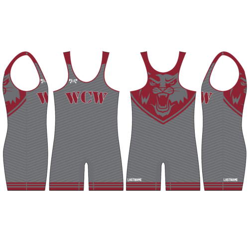 Toppenish High School GREY With Cardinal Singlet  2024