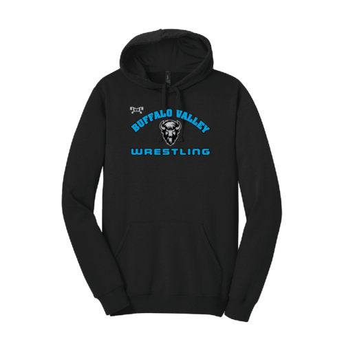 Buffalo Valley Wrestling Club Heat Press Black Hoodie
