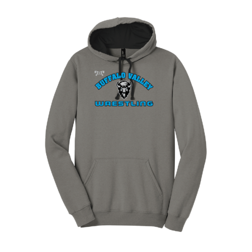 Buffalo Valley Wrestling Club Heat Press Grey Hoodie