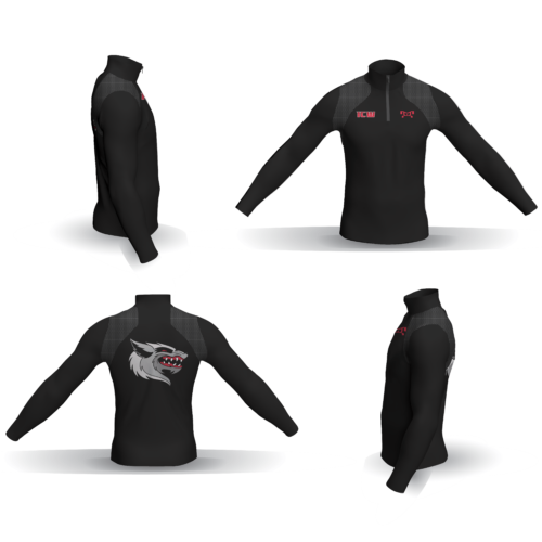 2024 Inner City Wrestling Black Custom Quarter Zip
