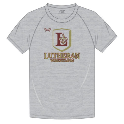 LUTHERAN HIGH SCHOOL Custom Sublimated Decal T Shirt