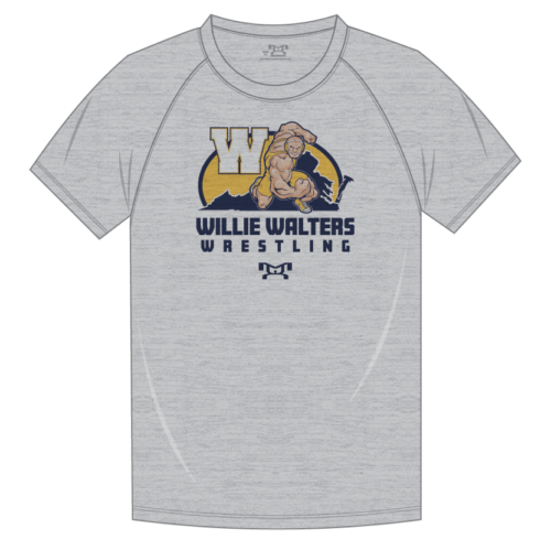 Willie Walters Wrestling Club Custom Sublimated Decal T Shirt