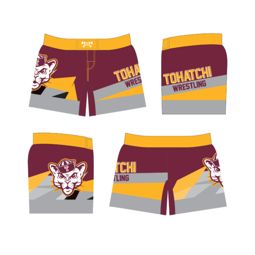 Tohatchi Wrestling Women's Custom Micro Stretch Fight Shorts 2024