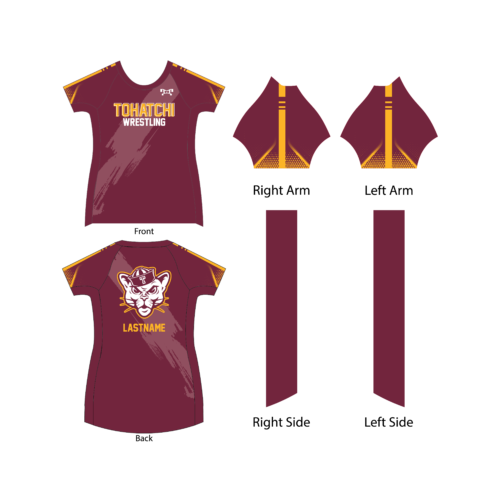 Tohatchi Wrestling Custom Womens Compression Shirt