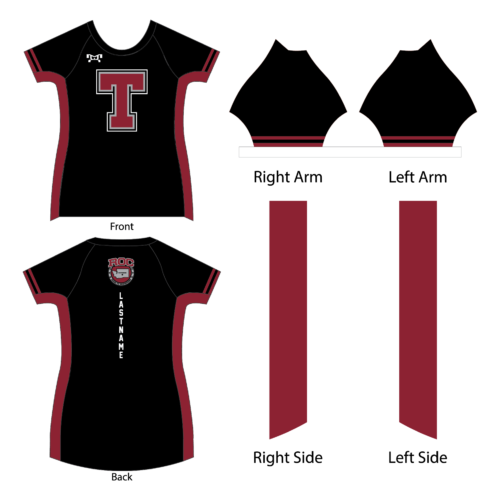 Toppenish High School Custom Womens Compression Shirt 2024