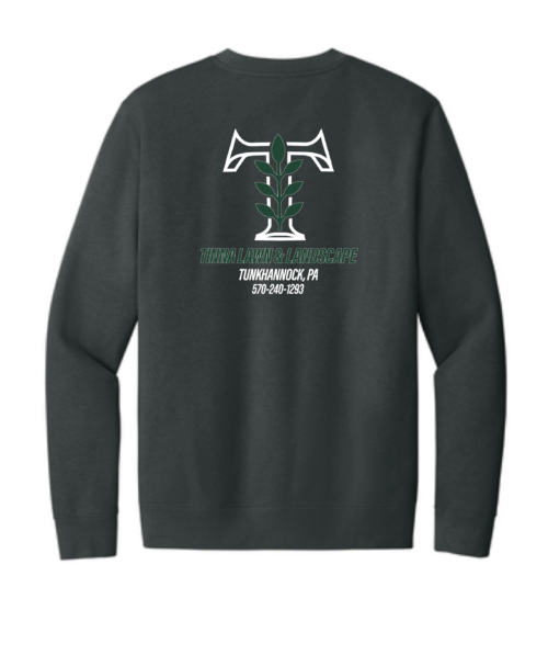 Tinna Lawn Heat Press Grey Crewneck - Image 2