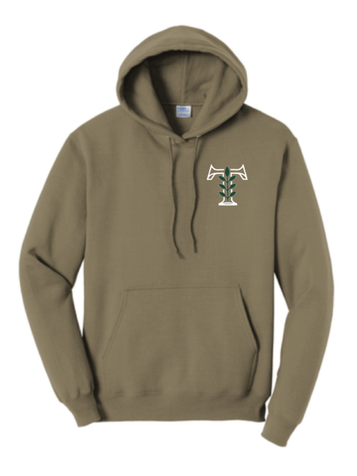 Tinna Lawn Coyote Brown Heat Press Hoodie