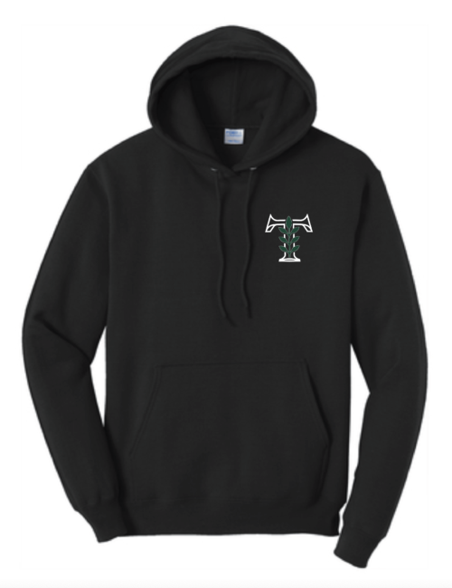 Tinna Lawn Black Heat Press Hoodie