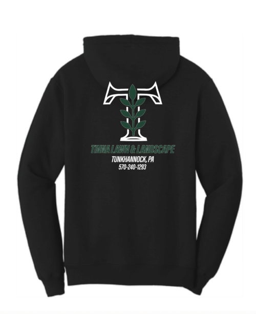 Tinna Lawn Black Heat Press Hoodie - Image 2