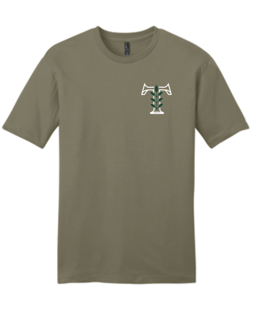 Tinna Lawn Coyote Brown Heat Press T Shirt