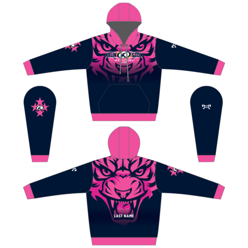 ARLINGTON  Sublimated Pink Hoodie 2024