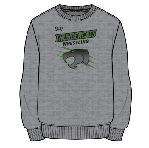 Walker Wrestling Club Sublimated Decal Grey Crewneck