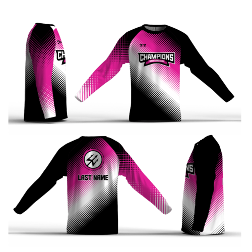 Girls Champion Wrestling Club Long Sleeve Dri-Fit