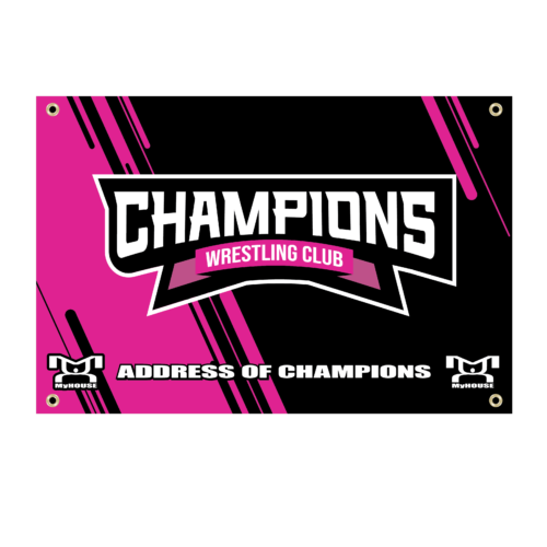 Girls Champion Wrestling Club Custom Team Banner