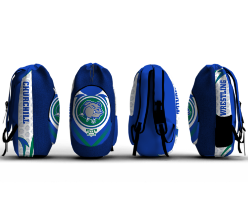 Churchill Wrestling Sublimated Custom Gear Bag 2024
