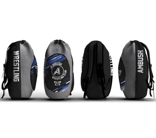 Ambush Wrestling Club Sublimated Custom Gear Bag