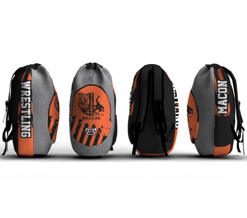 Macon Youth Wrestling Sublimated Custom Gear Bag