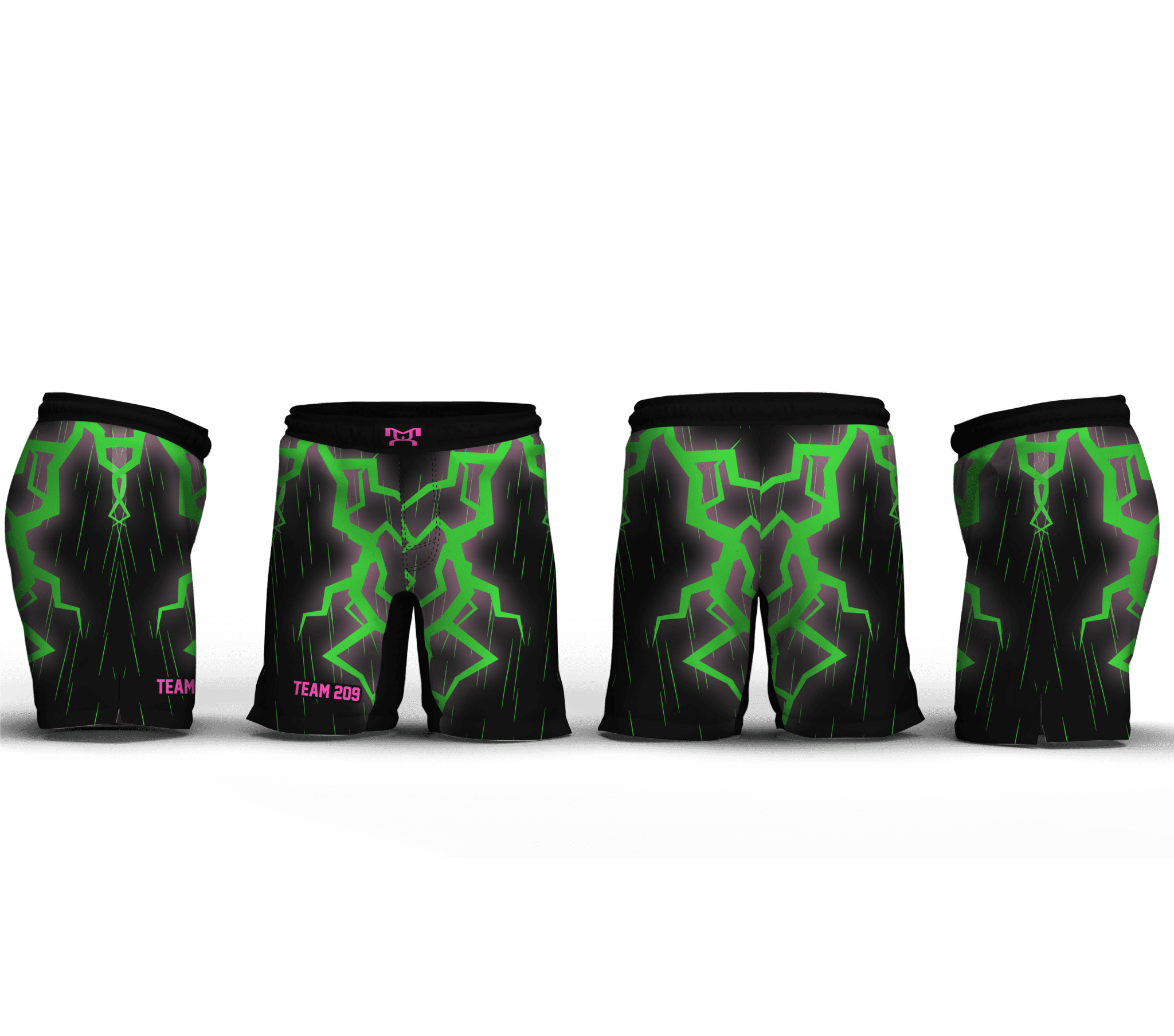 Team 209 Custom Fight Shorts 2024 MyHOUSE Sports Gear