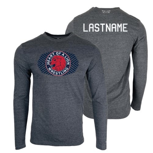 HEART OF A LION  Custom Heat Press Long Sleeve