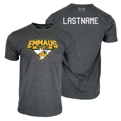Emmaus Wrestling High Custom Heat Press T Shirt