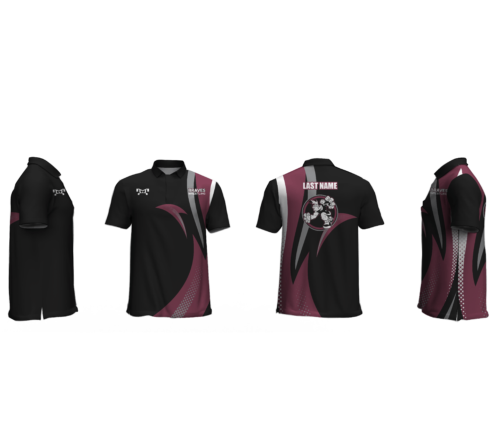 Newton Braves Youth Wrestling Custom Polo 2024